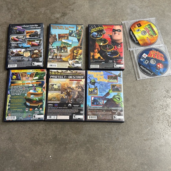 PS2 Kids Game Lot – SpongeBob, TMNT 3, Cars, Incredibles + More - Picture 3 of 4